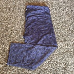 Purple workout leggings